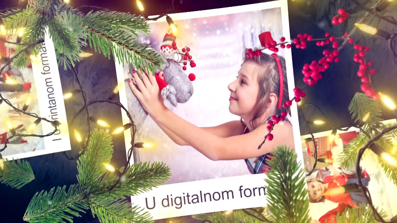 Božićno fotografiranje u studio VIPRO