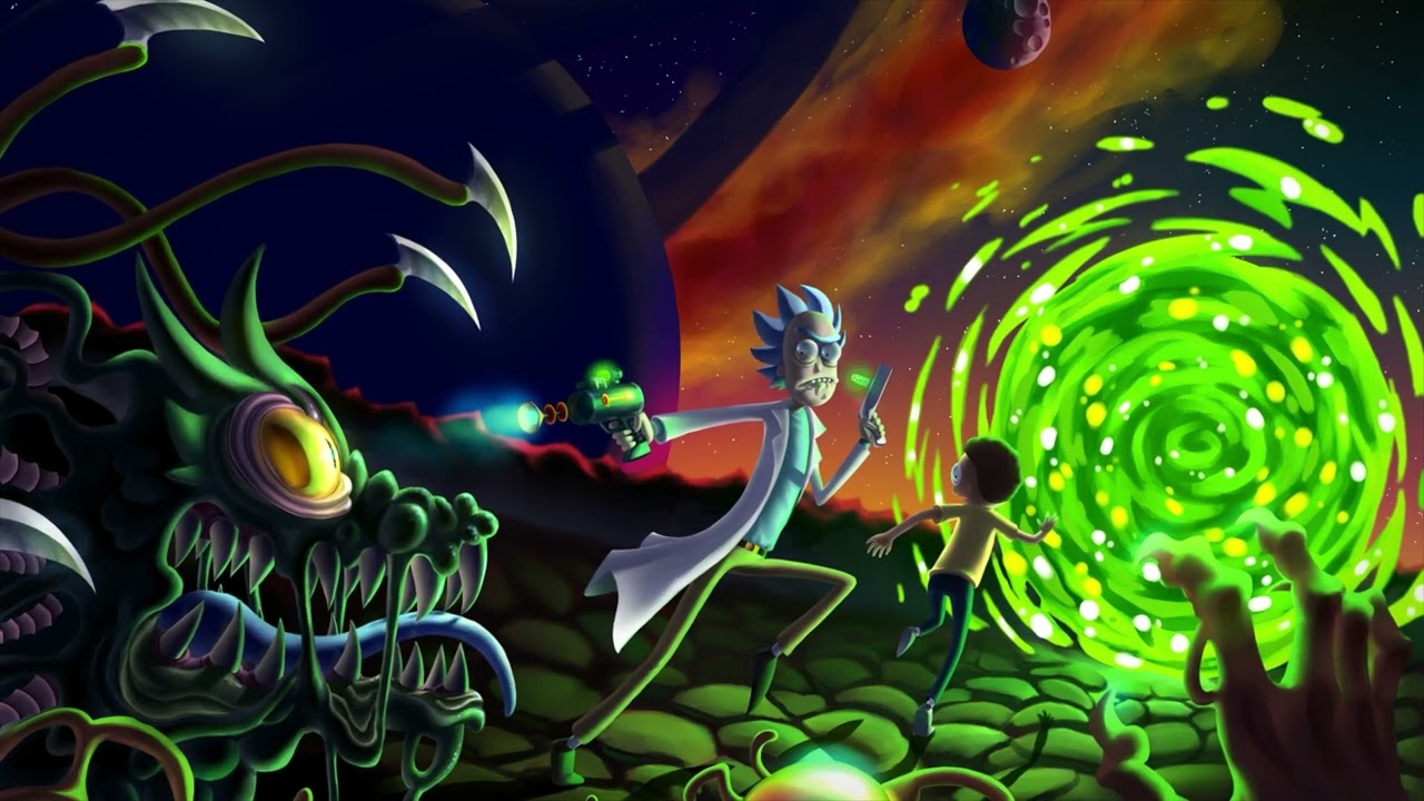 rick and morty escape portal 4К