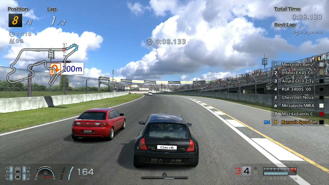 Renault Sport Clio V6 24V '00 | Gran Turismo 6 Gameplay