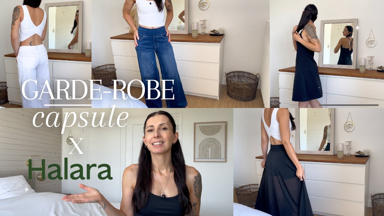 Garde-robe capsule X Halara - Basiques minimalistes et intemporels