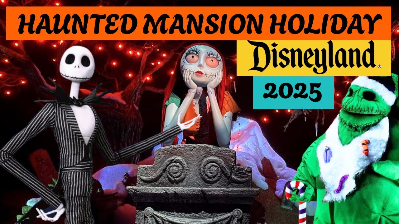 Haunted Mansion 2025, Disneyland’s Spookiest Ride! @DisneylandExperience #halloween #familyvlog 
