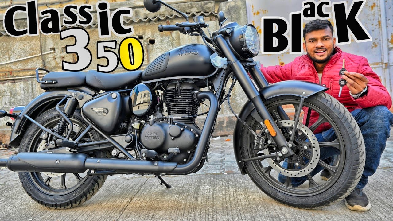 Royal Enfield New Classic 350 Stealth Black 2026 Slipper Clutch 