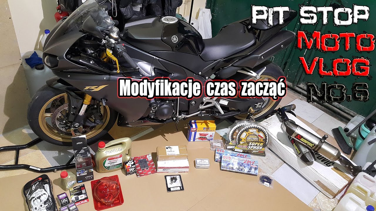 Yamaha R1 RN22 winter mods & parts review. Zimowe modyfikacje motocykla Yamaha r1 RN22