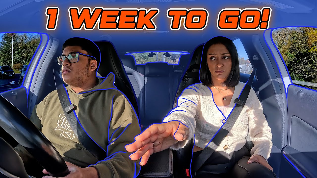 1st Mock Test... One Week Until Juvenal's Driving Test!