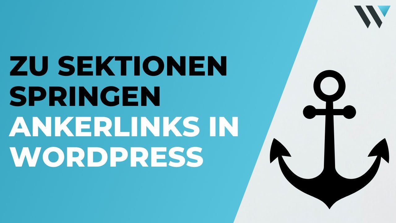 WordPress Ankerlink setzen: Sprungmarken in Elementor
