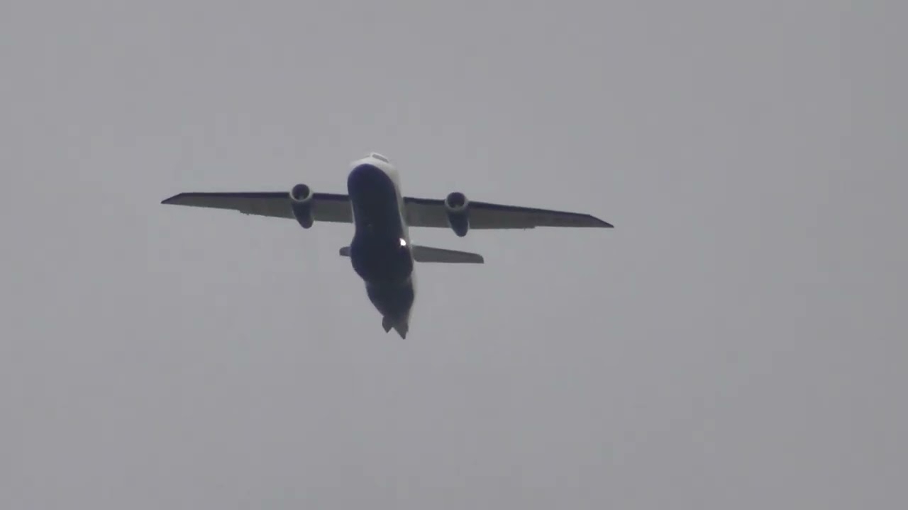 OY NCW   BA Sun Air  Dornier 328 300 Jet departs CBG UK 4 MAN 5Apr23 345p