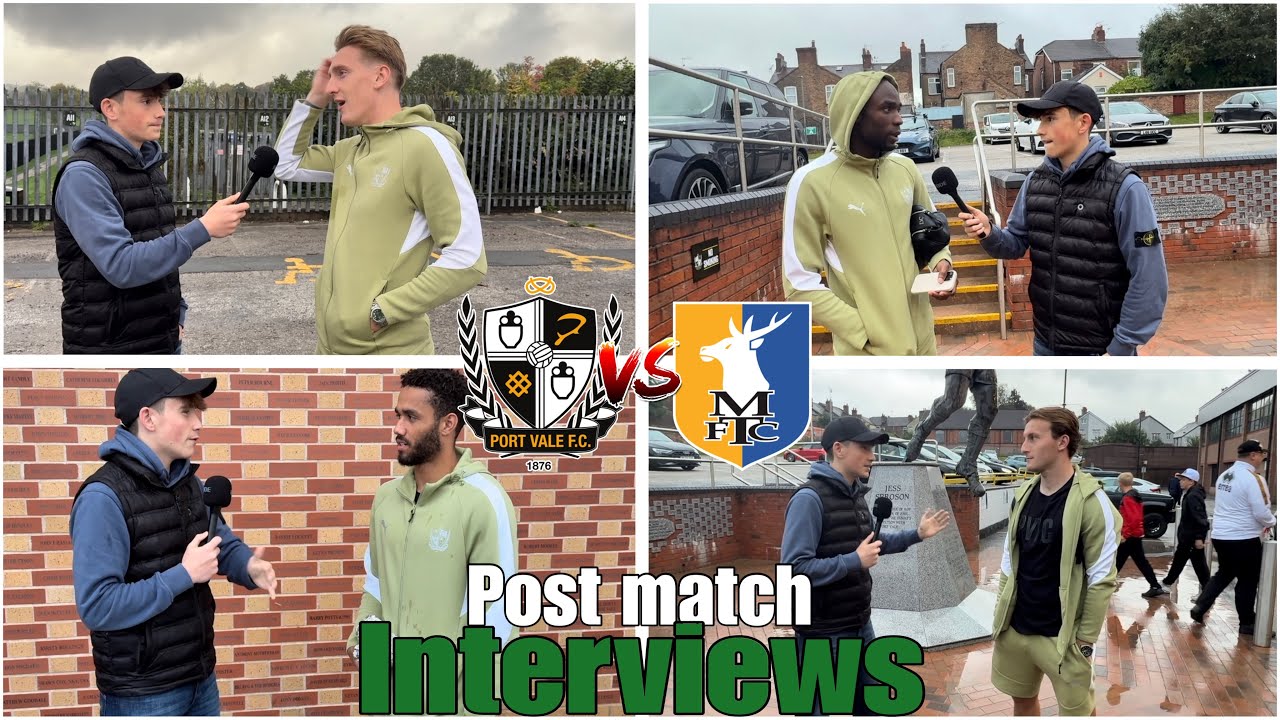 Интервью после матча после забитого Порт Вейлом победного гола на 94-й минуте | Коул, Кёртис, Хол...