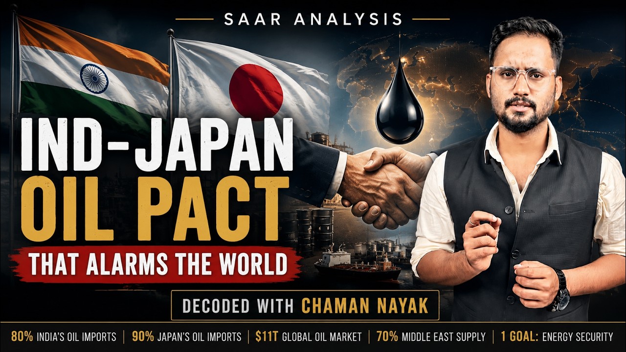 India & Japan's Oil Alliance Just Changed Global Energy Security |  Oil Reserve Explained | SAAR |