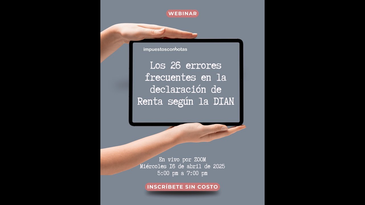 Gratuito Los 26 errores mas comunes en Renta seg&uacute;n la DIAN