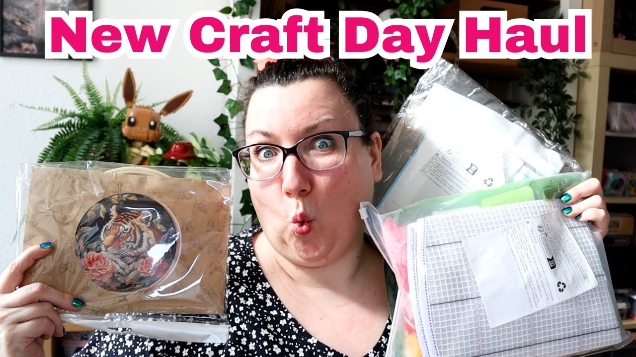 UNPACKING New Craft Day #HAUL || ich habe ein paar verrückte neue Schätze ergattert