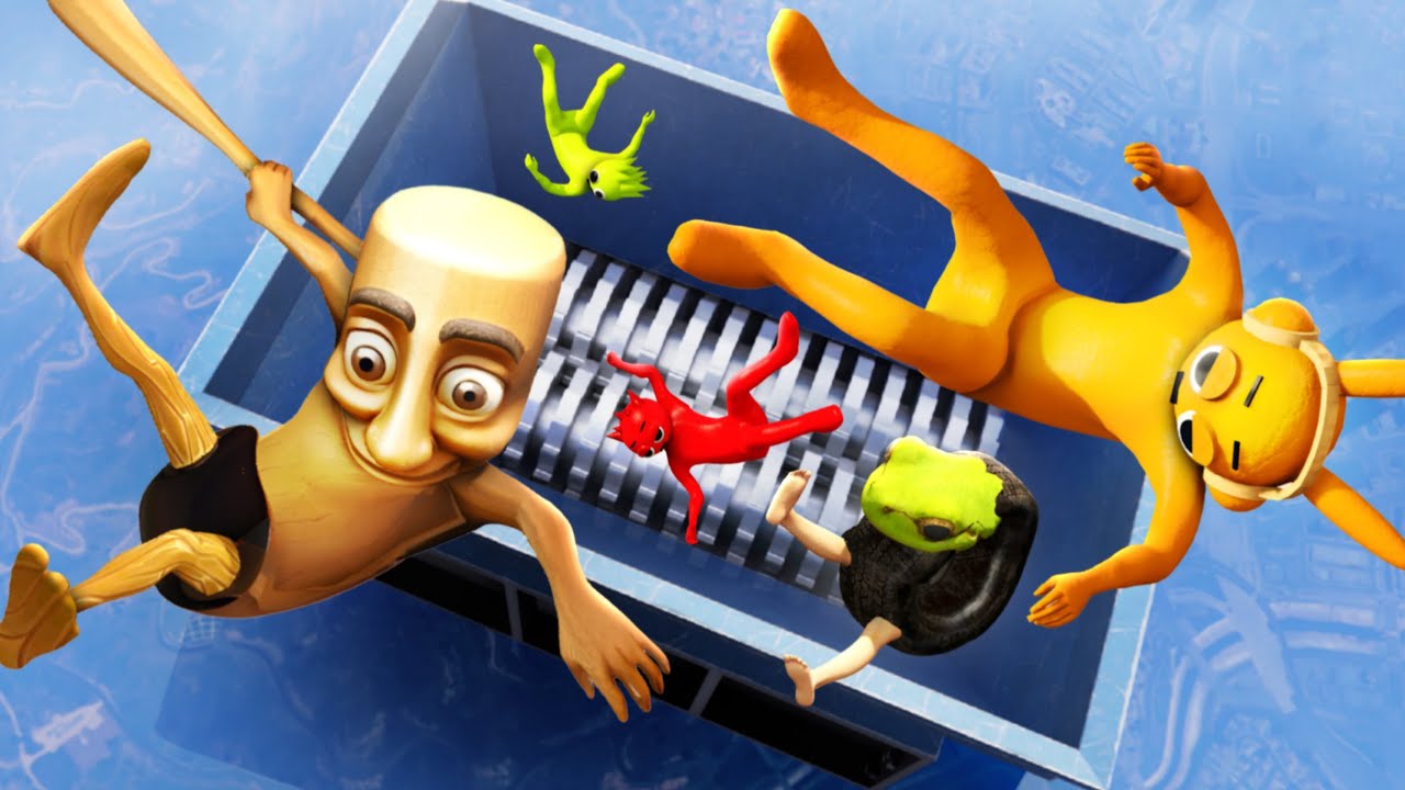 Incredibox Sprunki and Tralalelo Tralala Group Crazy Shredder Jumps and Ragdolling in GTA 5