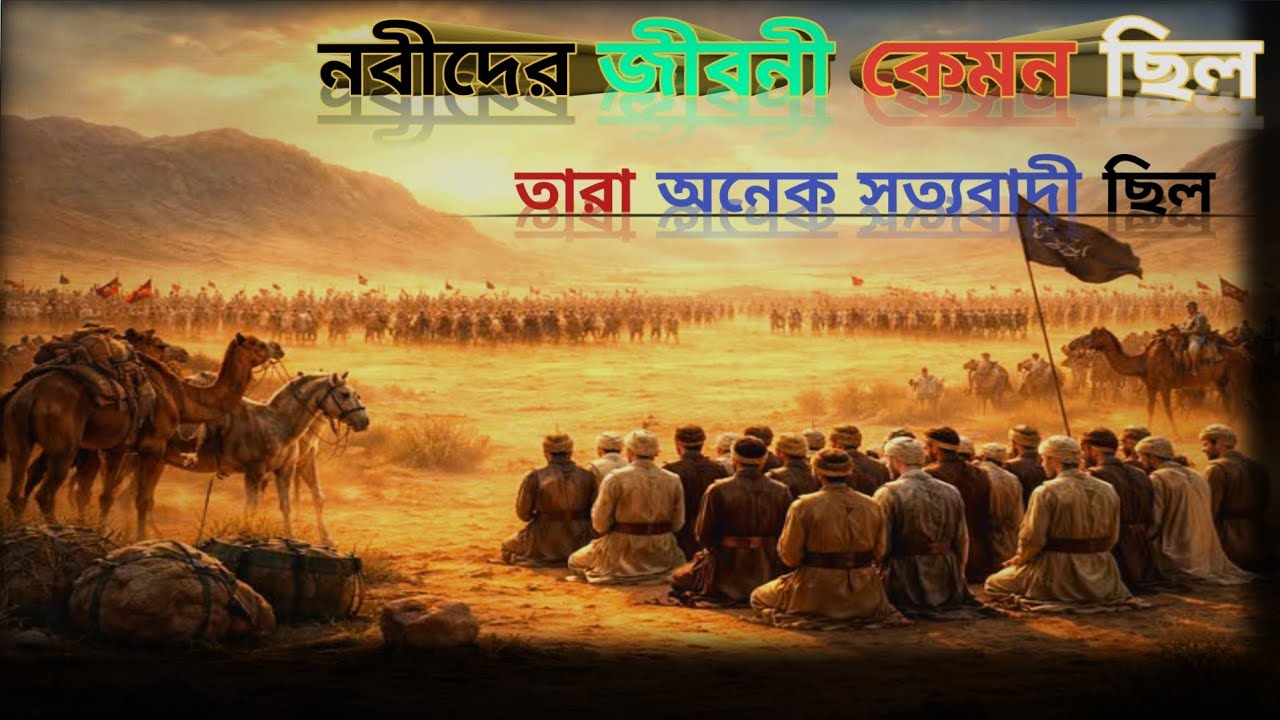 কেমন ছিল নবীদের জীবনী ।। অনেক সত্যবাদী ছিল তারা । 