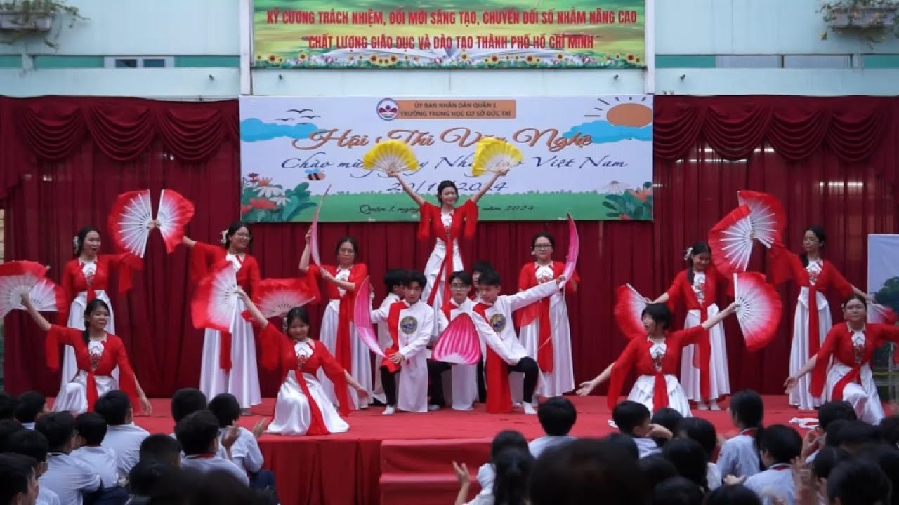 --8a6-- 2024-2025. THCS ĐỨC TRÍ Q.1 Tp HCM -- Múa: Tự tâm - Gió đánh đò đưa - Giấc mơ trưa --
