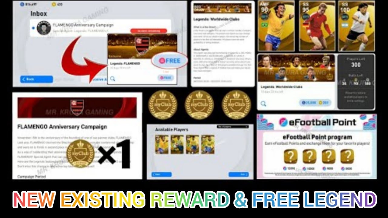 NEW EXISTING REWARD AND FREE LEGEND ✌️🤩IN PES 2021