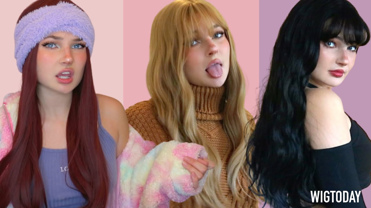 trying a new hair color every day for a week *wigtoday*