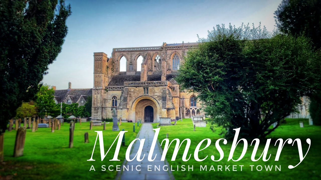 Historic market town Malmesbury and its beautiful Abbey