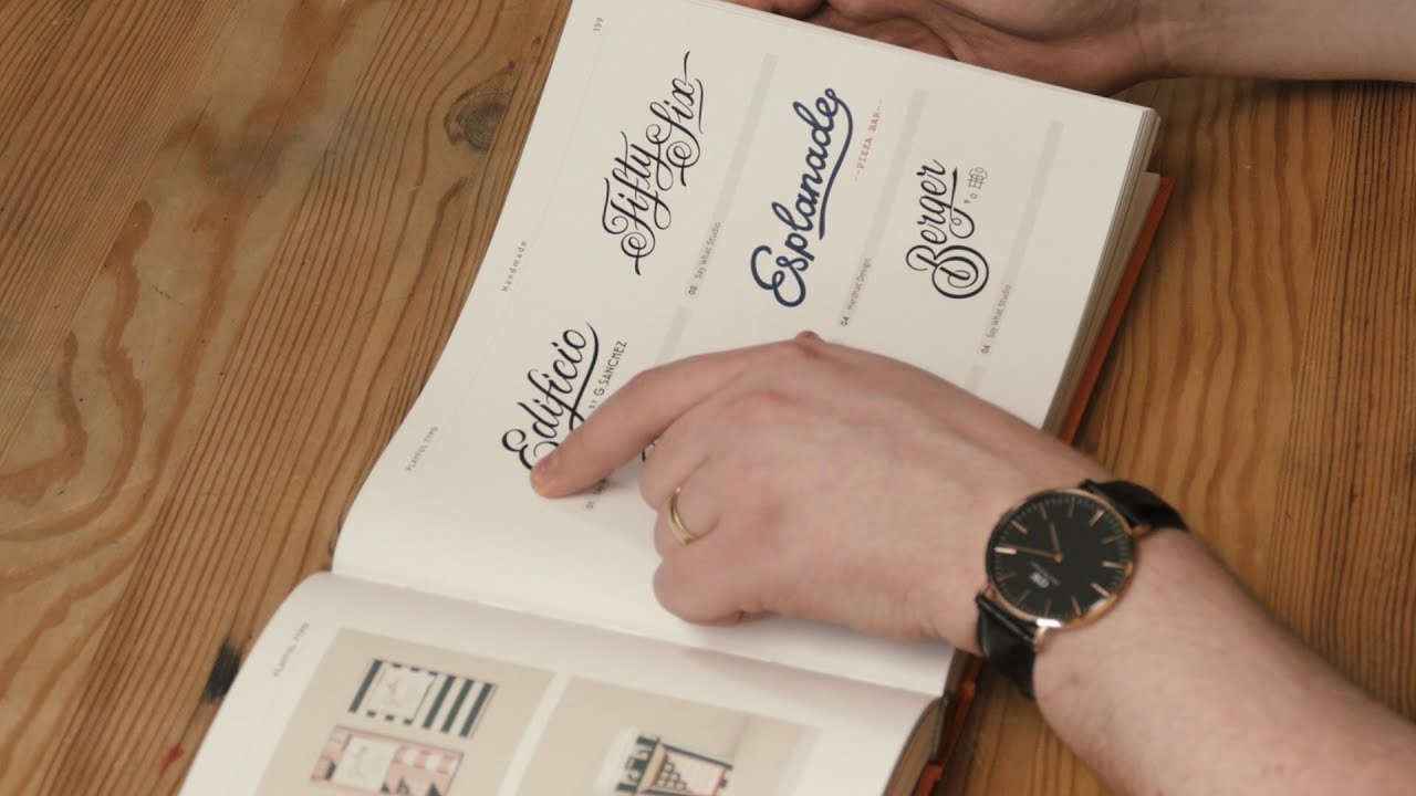 ✏️  How To Design A Hand Lettered Vintage Logo | Start To Finish