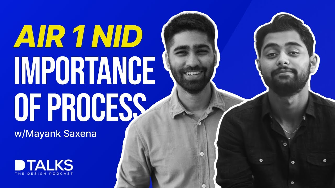Why a process is important? Explained by NID AIR 1 Mayank Saxena!