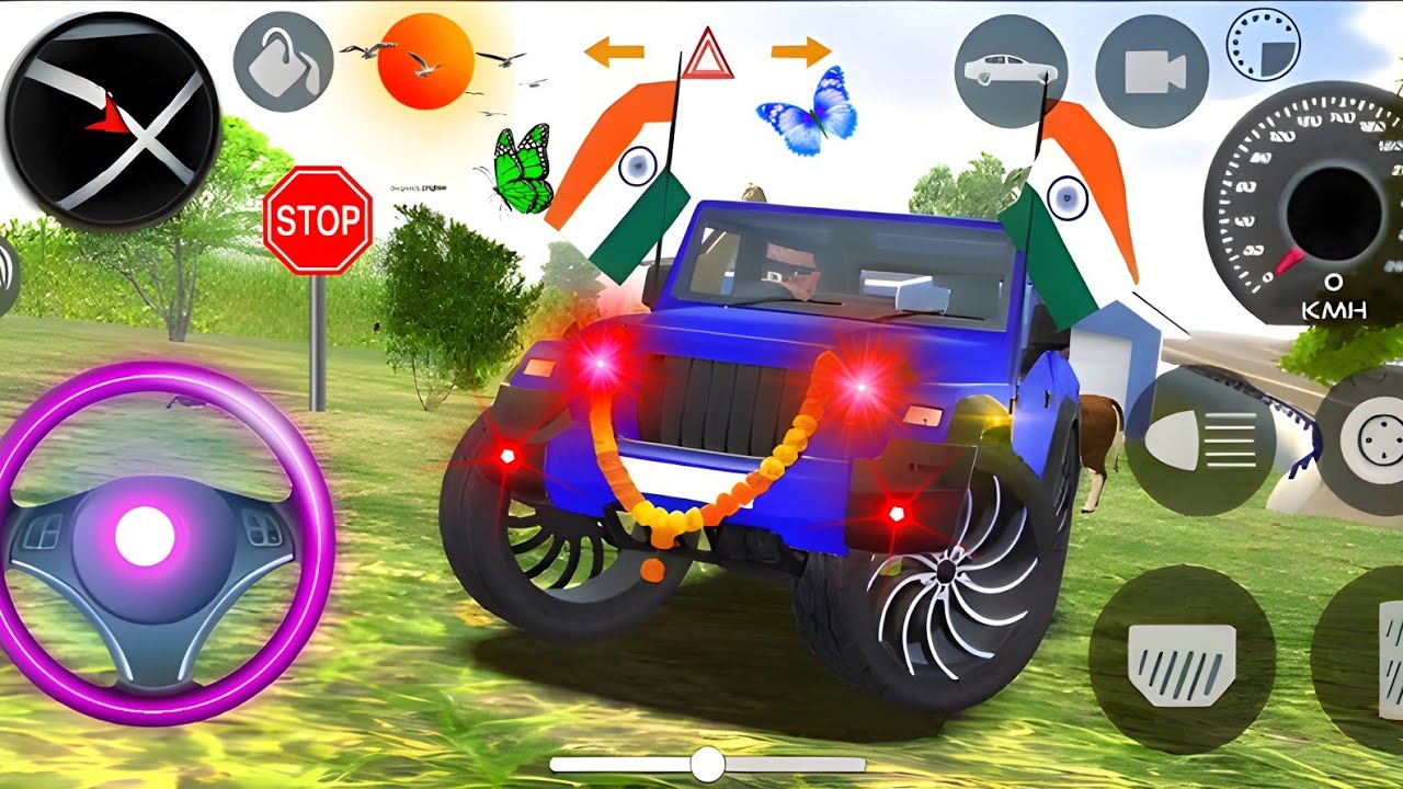 Dollar (Song) Modified Mahindra Thar😈|| Indian Car Simulator 3D ||Android Gameplay #GoLiveIndia