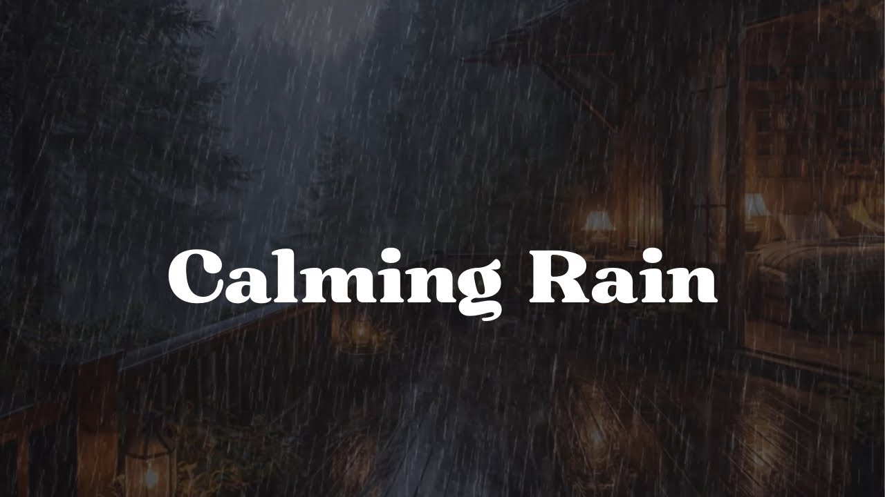 Peaceful Rain with Piano for Stress Relief @Cozy Storm Retreat #relax #rainambience #rainforsleep 