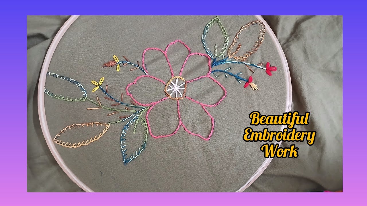Hand ✋️ embroidery | Fun with shahnaz | 