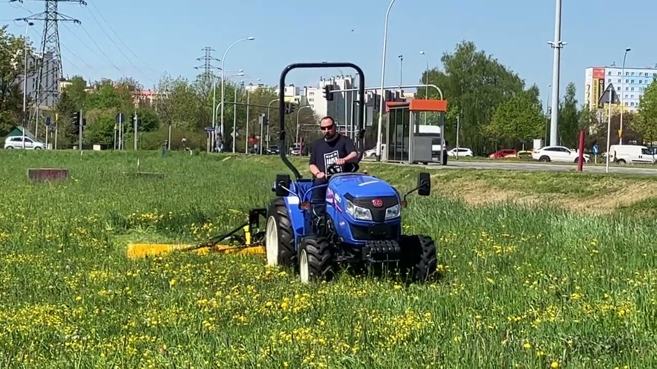 ISEKI TLE3410 KOSZENIE PARKU PAPIESKIEGO W RZESZOWIE