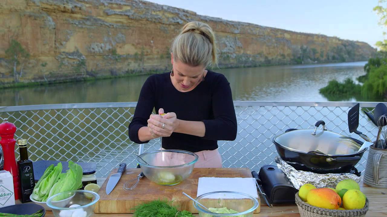 Hot Smoked Salmon Salad - Justine Schofield - Celebrity Cruise - Murray Princess