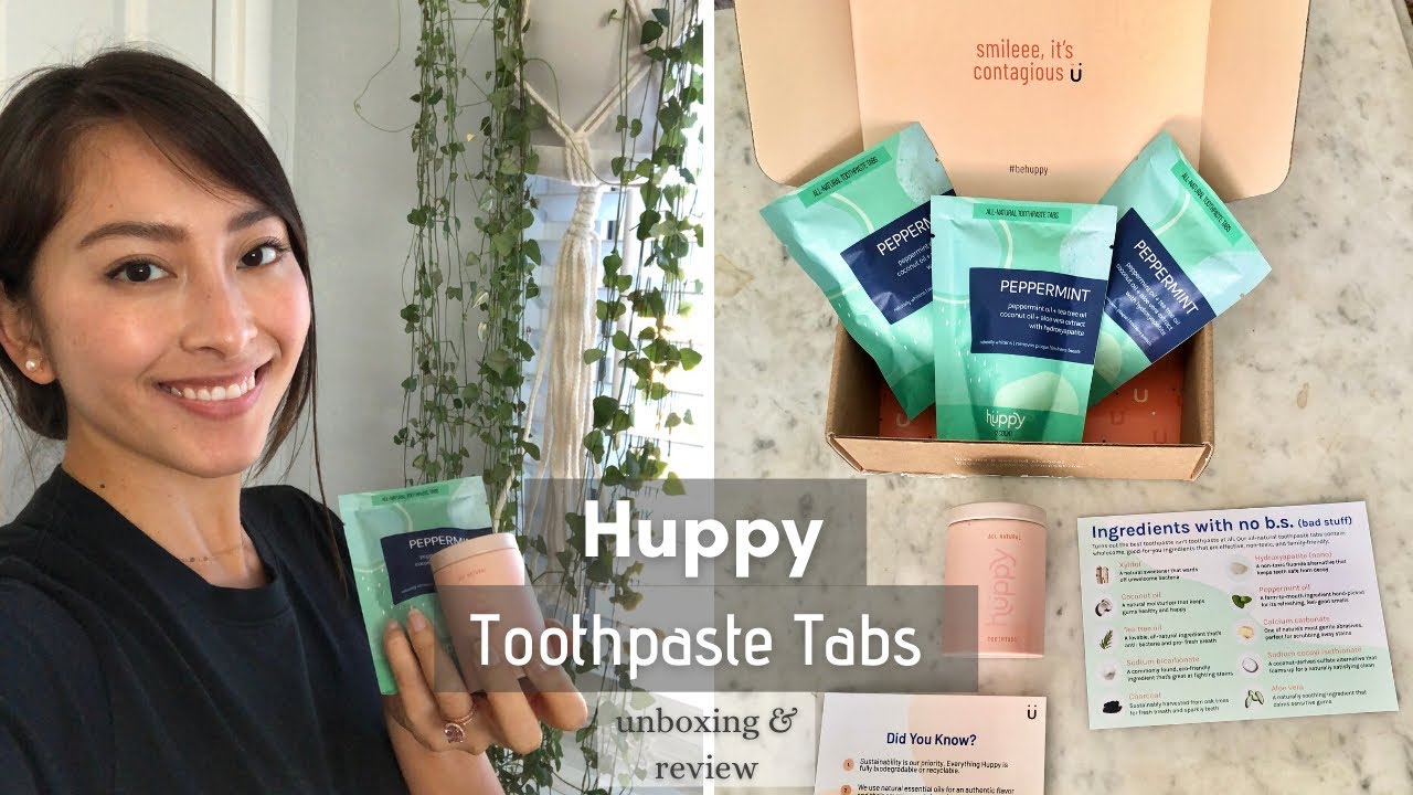 🪥{Unboxing} Huppy Toothpaste Tabs | Review | Sustainable Toothpaste