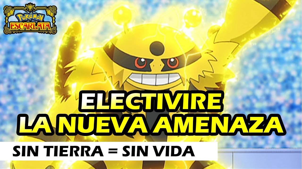 ELECTIVIRE "LA NUEVA AMENAZA" / POKEMON ESCARLATA Y PURPURA / COMBATES SINGLES