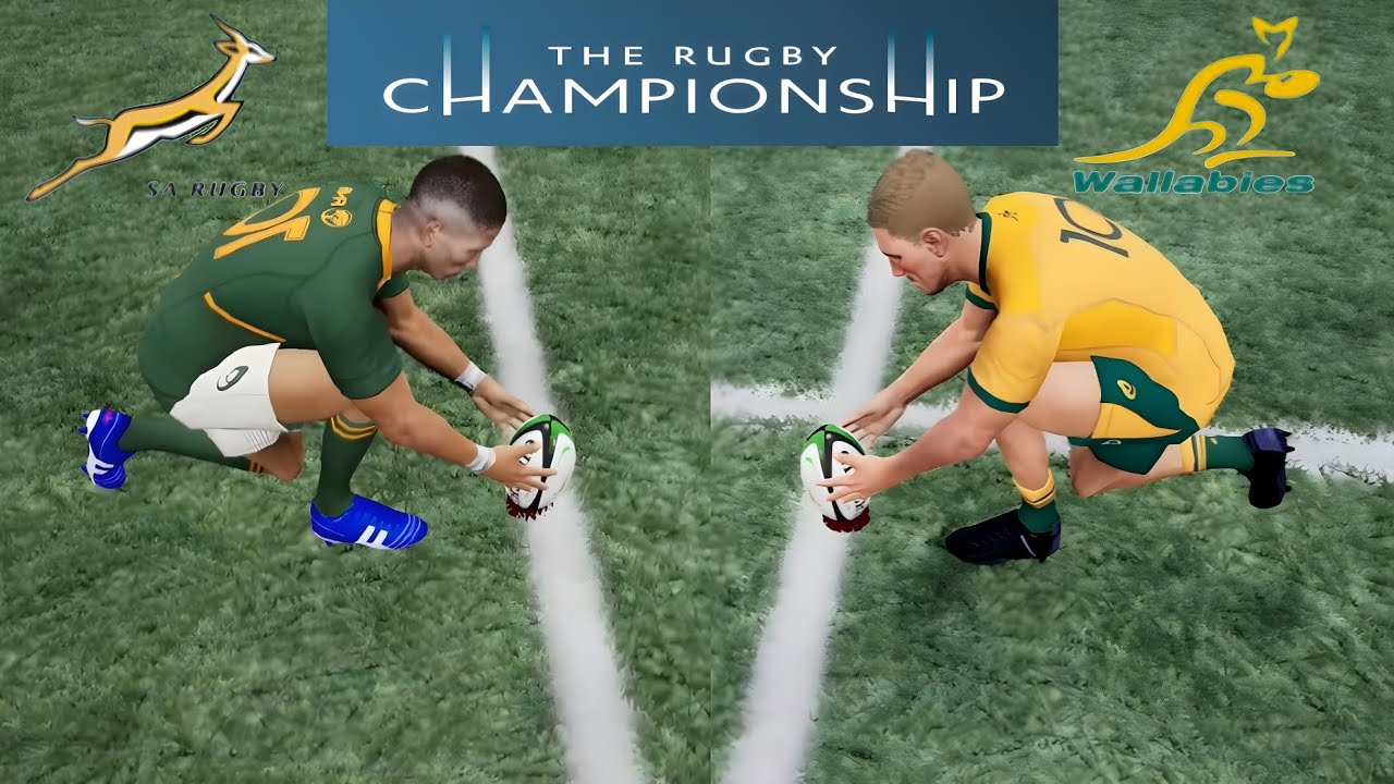 SOUTH AFRICA vs AUSTRALIA | The Rugby Championship 2025 | RND 1 | Rugby Challenge 4
