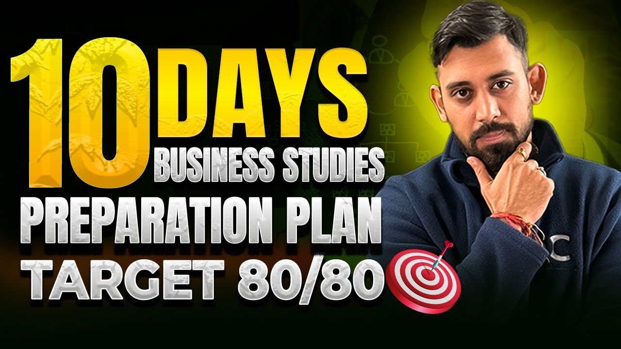 Business Studies 80/80 Perfect Plan | Class 12 | Boards 2026 | Isse Acha Kuch Nai