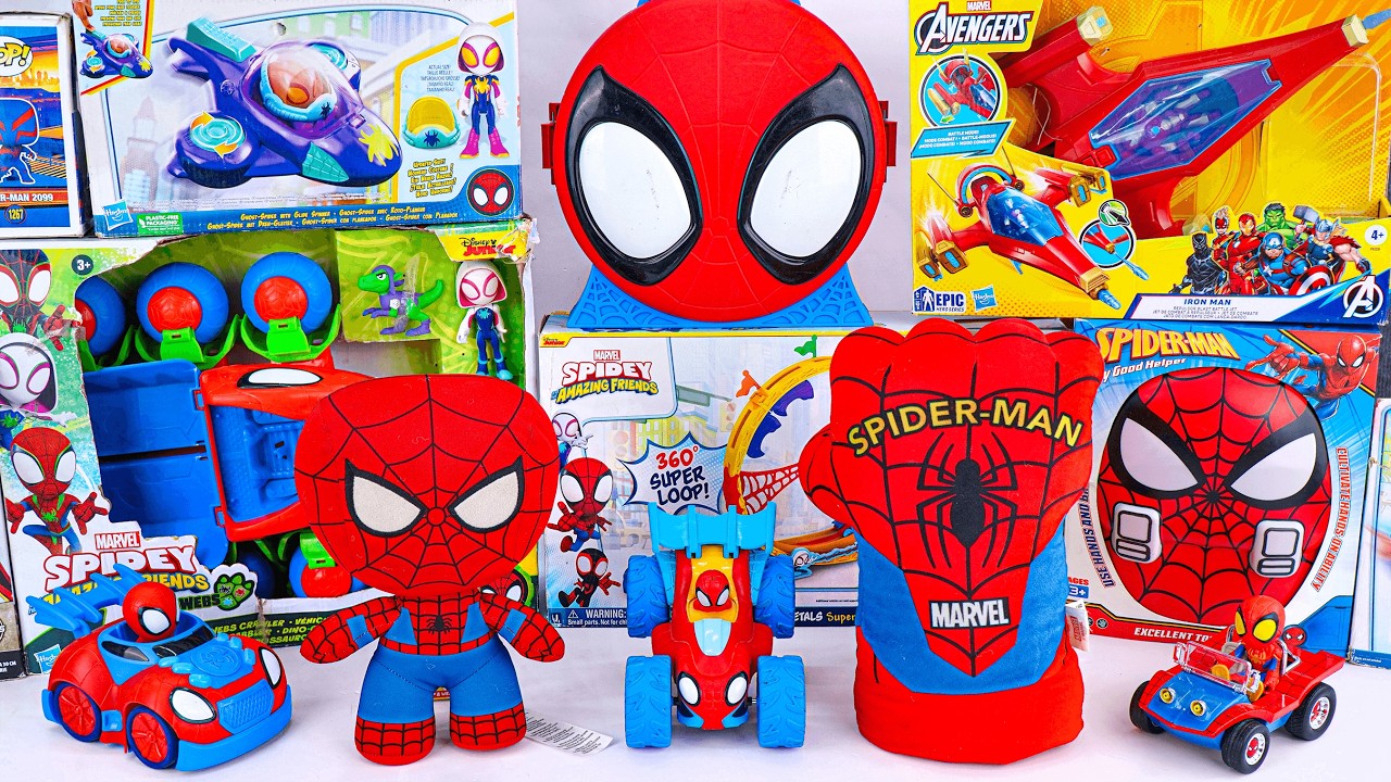Marvel Spiderman Collection Unboxing Review| LEGO Marvel Dino-Webs Crawler |Action Launch Carry Case
