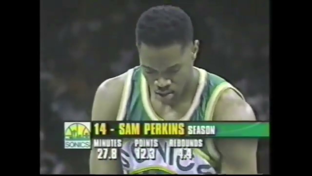 Sam Perkins 20 Points @ Hornets, 1993-94.