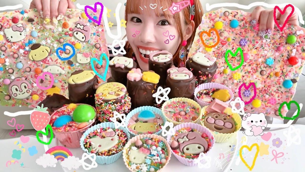 【手作りチョコ】不器用な平成女児チョコ想像だけで作ってみた🍫💕