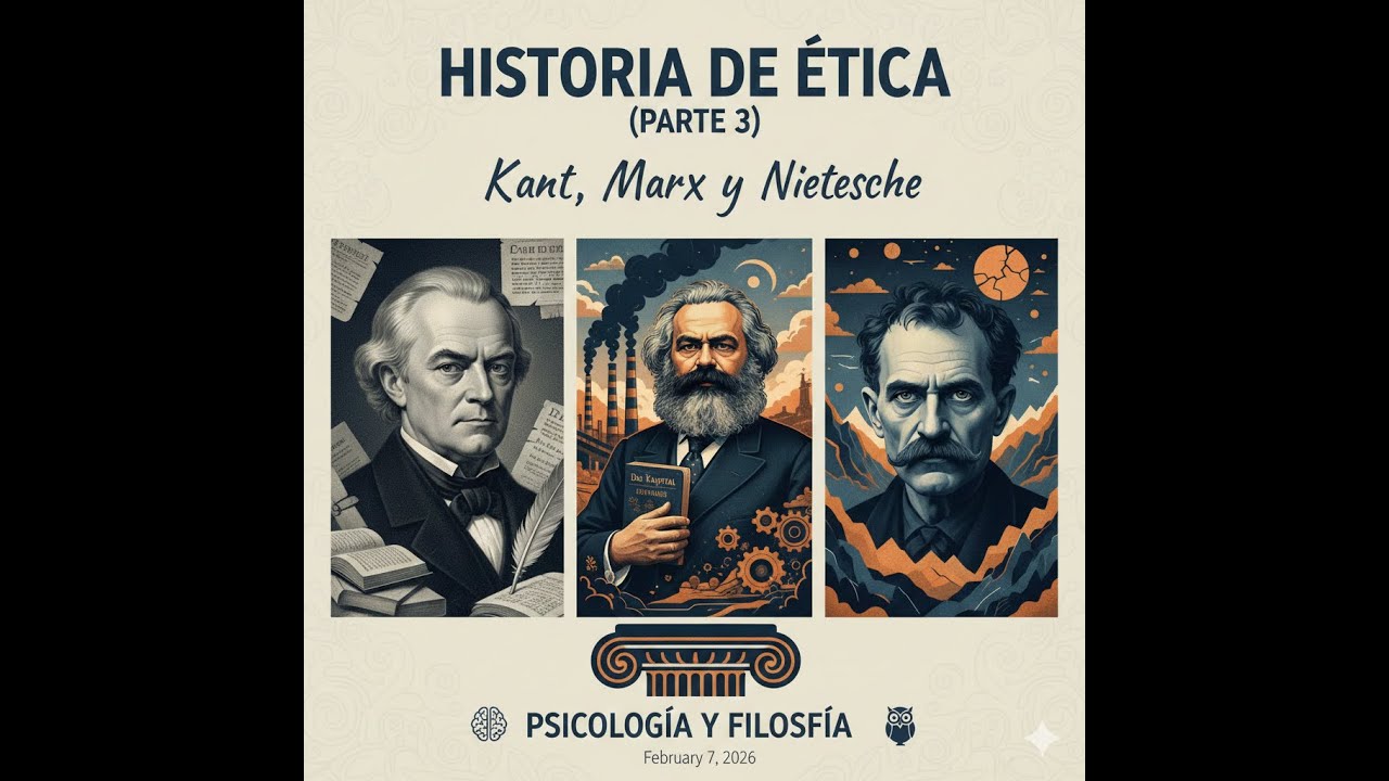 Historia de la Ética (Parte 3): Kant, Marx y Nietzsche | Psicología y Filosofía