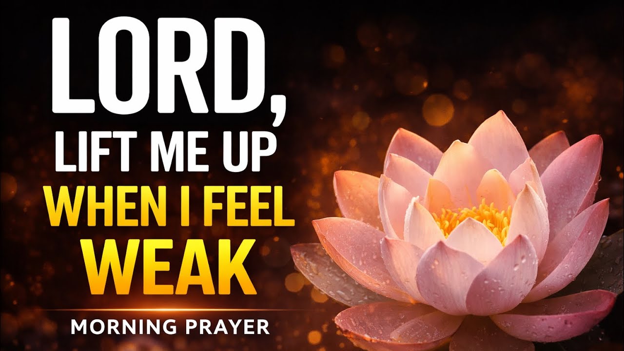 Lord, Lift Me Up When I Feel Weak | Morning Prayer for Strength & Peace #graceforpurposeprayers