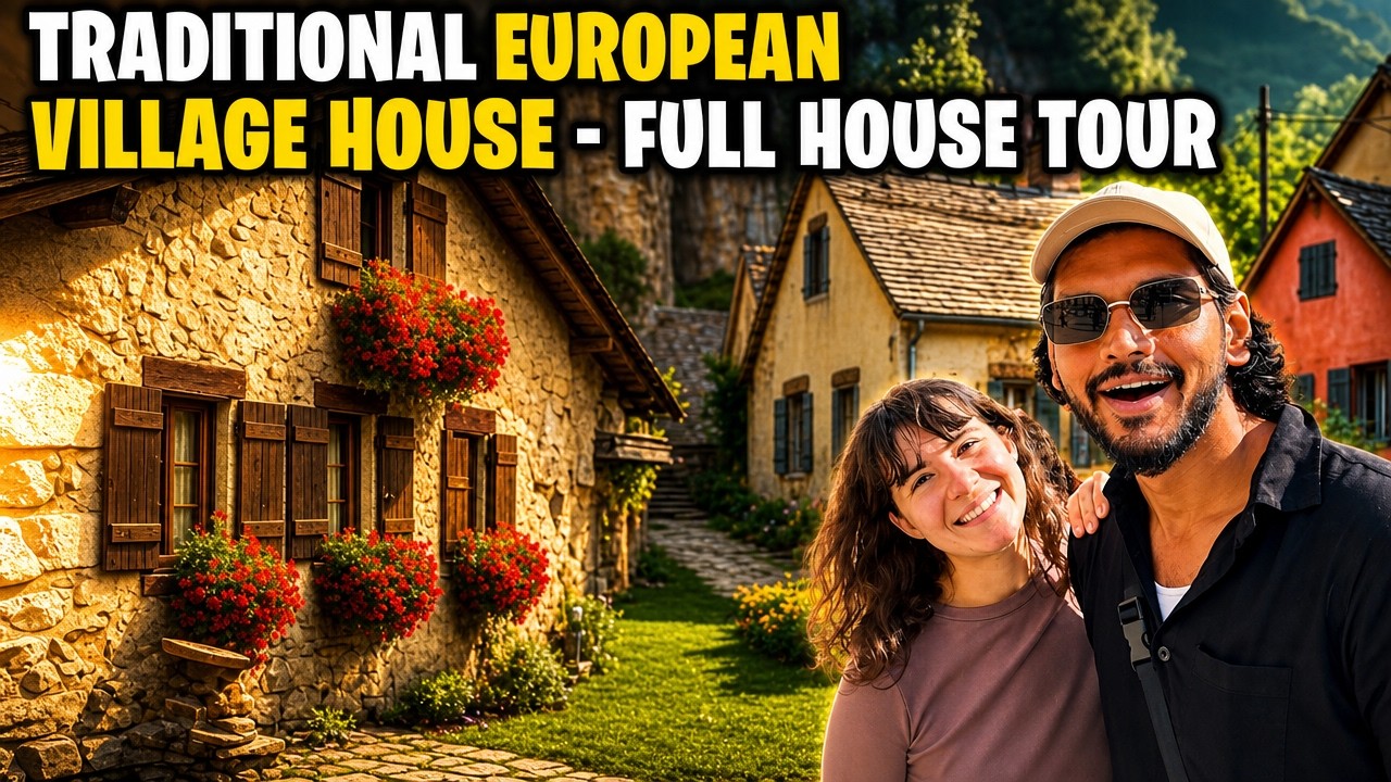 Inside a Cozy European Village House.