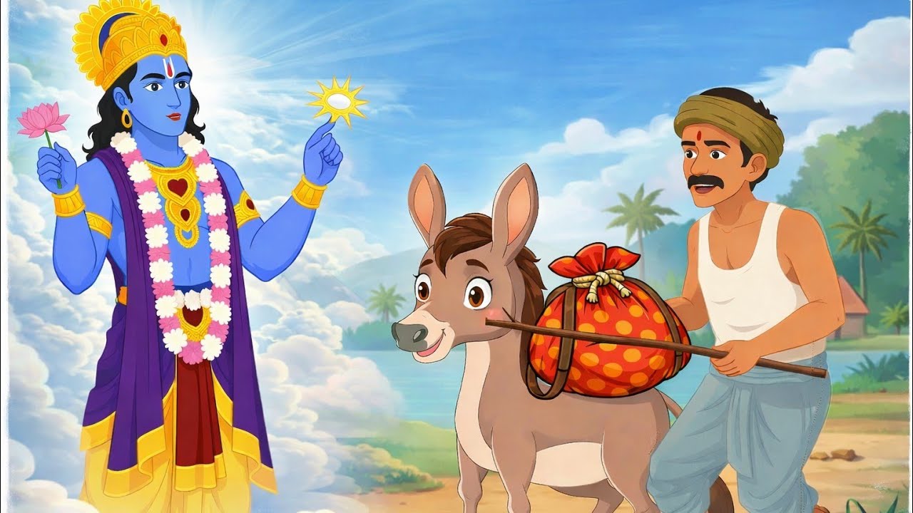 गधेराज की स्वर्ग यात्रा II Hindi Kahani I Moral Stories I  Gadhe Raj ki Swarg Yatra Stories in Hindi