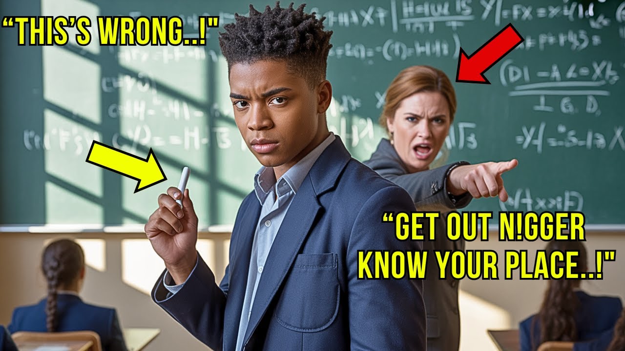 Black Student FORCED to Solve a Higher Grade Math Problem as a Joke—Unknowing He's a Math Genius!