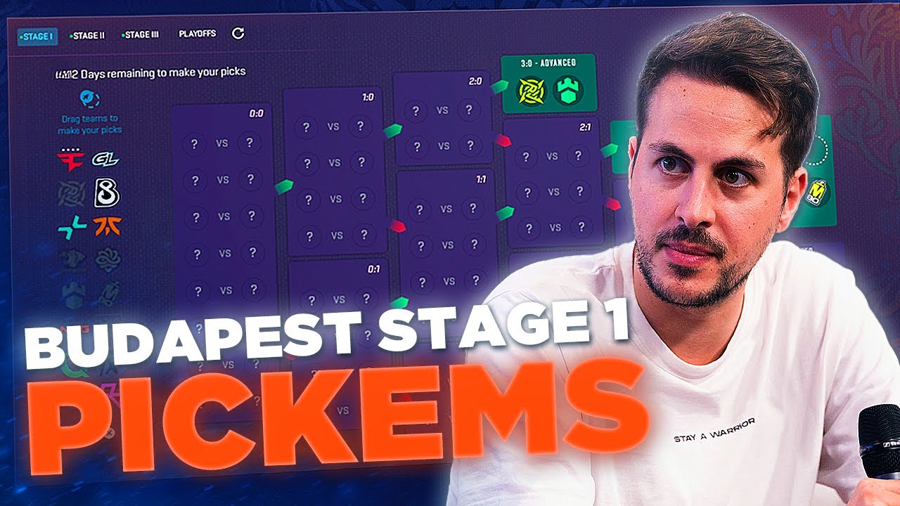 ROMAN FAZ PICKEMS PARA O STAGE 1 DO BUDAPEST MAJOR