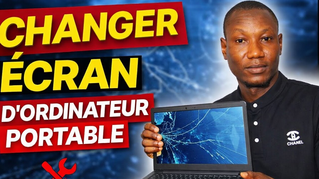 Comment changer l’écran d’un ordinateur portable pas à pas.