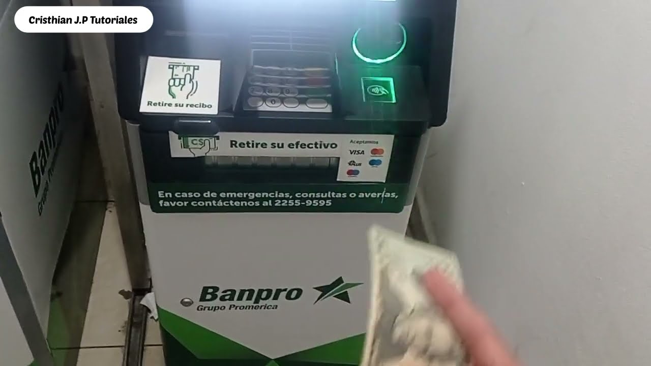 Cómo retirar dinero en un cajero automático 2024 Con tarjeta de Crédito o Débito