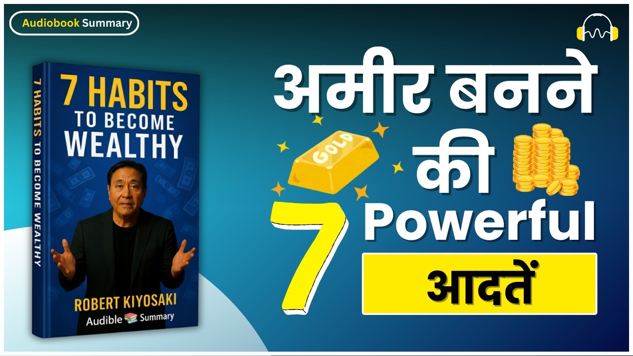 Robert Kiyosaki ki 7 Habits jo aapko bana sakti hain CROREPATI | Book Summary Hindi