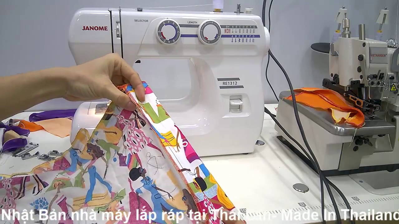 Hướng dẫn sử dụng máy may Janome RE1312