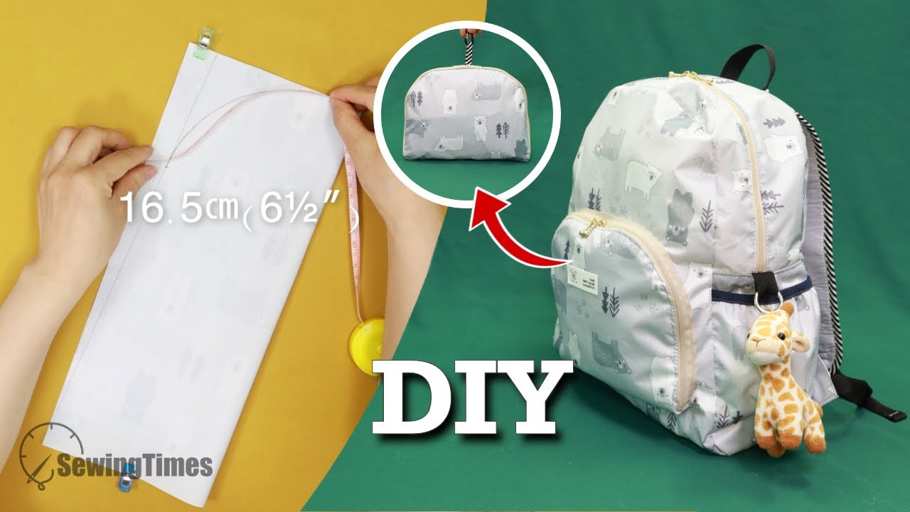 Лучший способ сделать легкий складной рюкзак 🎒идеально подходящий для путешествий