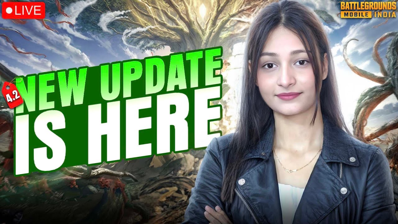 🔴 LIVE: BGMI 4.2 UPDATE IS HERE! 😱 | MISS AMY GAMING