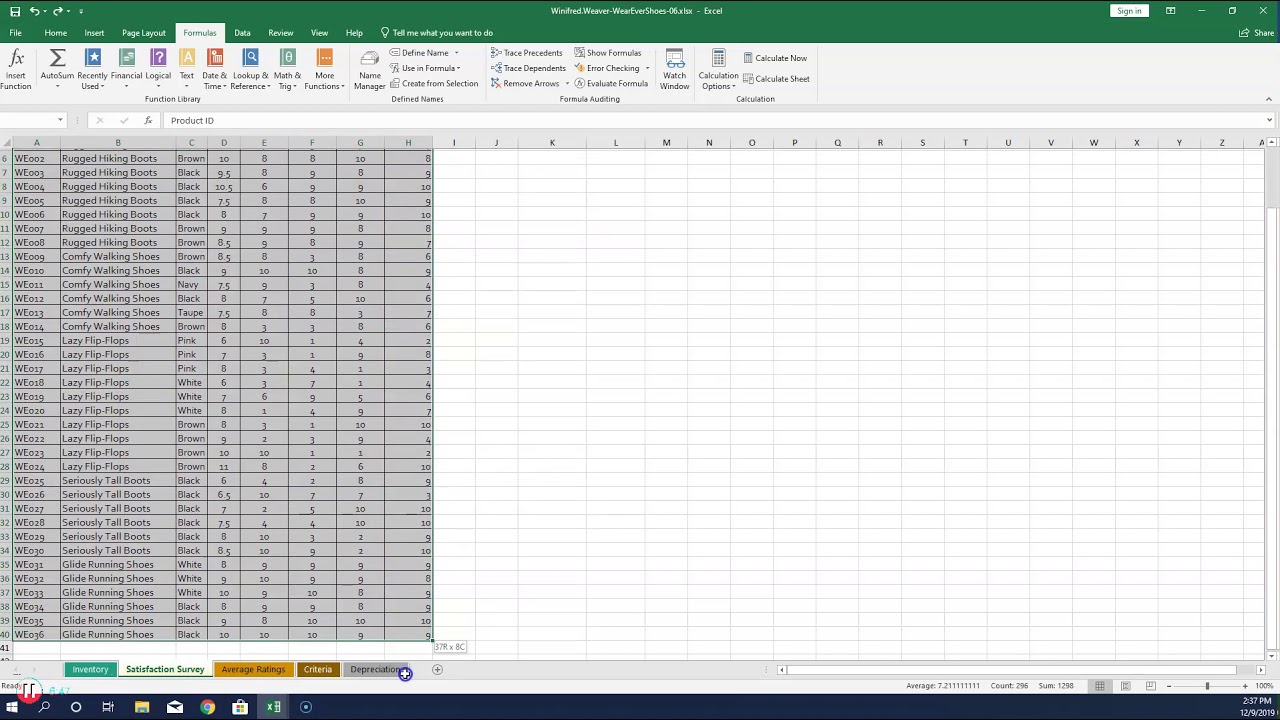 Excel 2019 In Practice   Ch 6 Guided Project 6 3