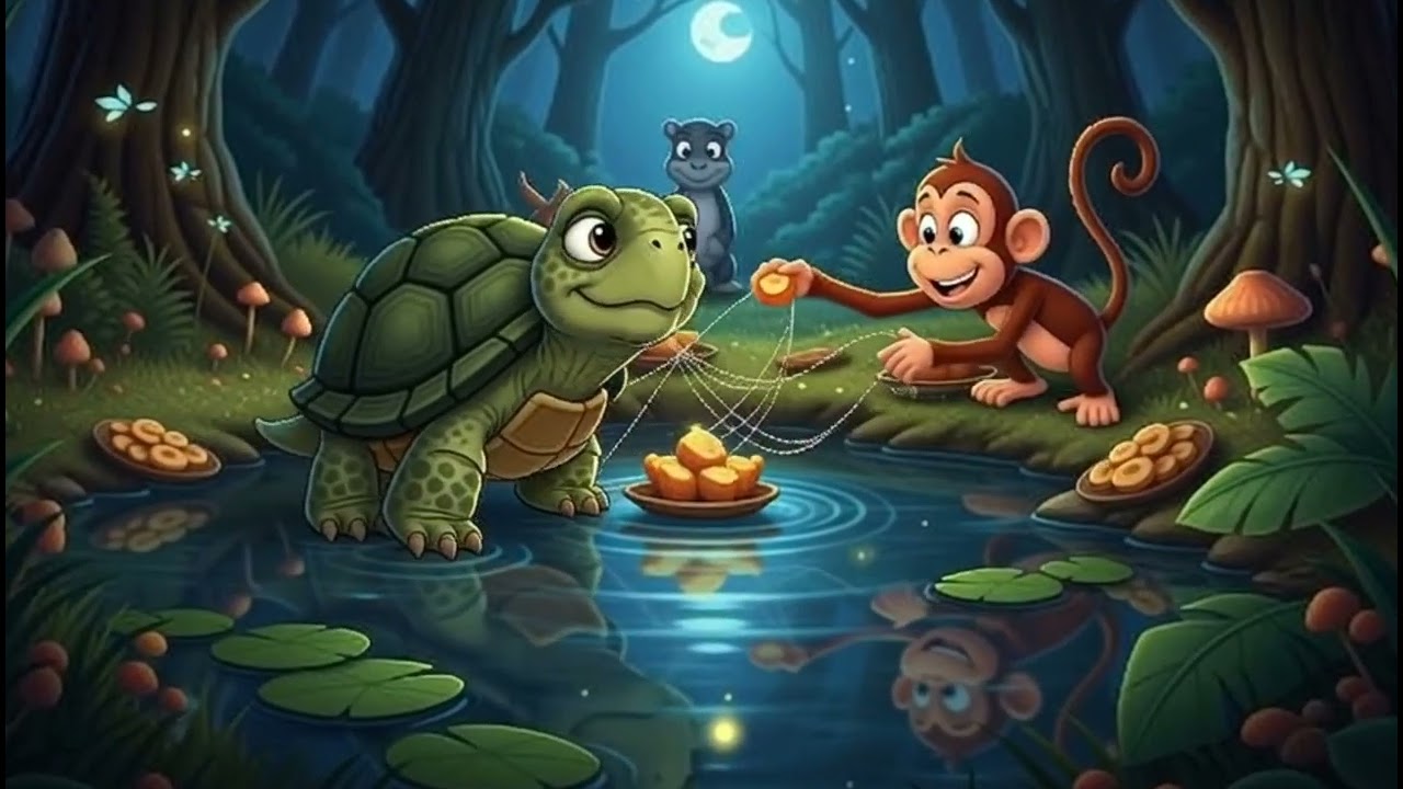 अदृश्य लोमड़ी का रहस्य । Animal Cartoon Story । Hindi Kahani 
