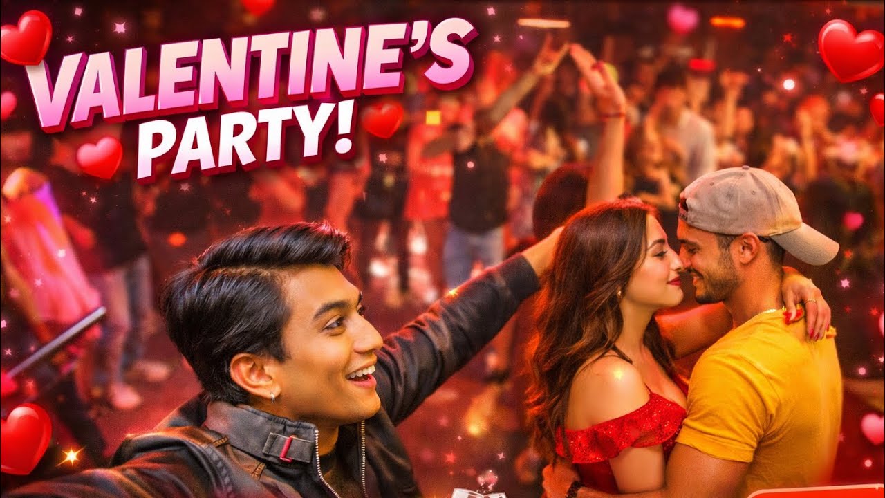 Inside Hyderabad’s Most EPIC Valentine’s Party 💘🔥 | You Won’t Believe This!