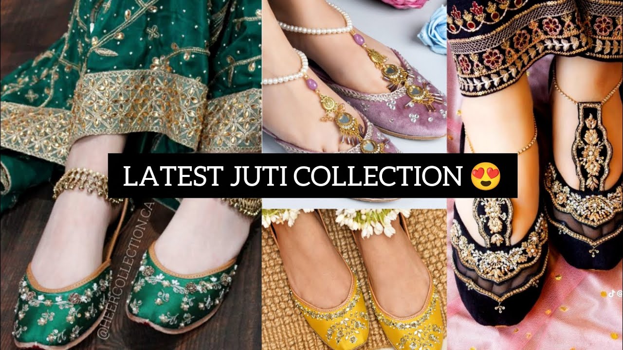 Latest Designer Juti Collection for Girls | Ethnic & Party Wear Footwear 